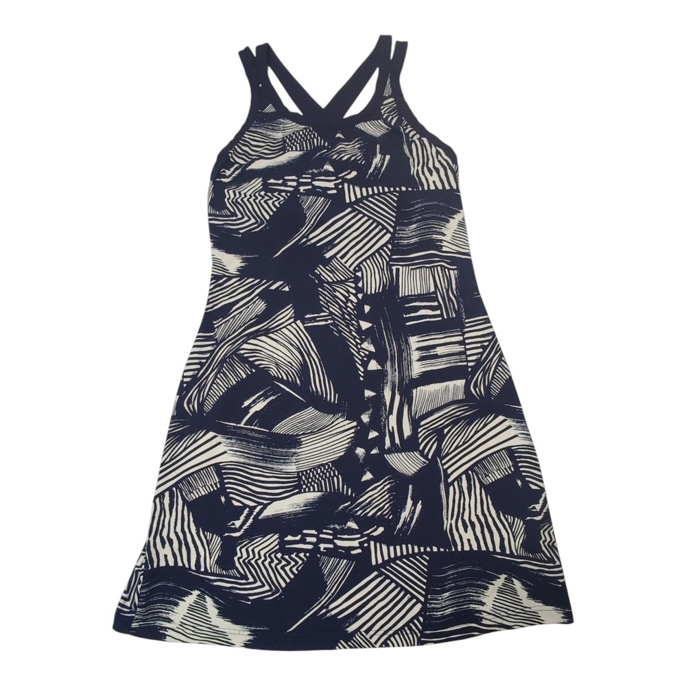 Title Nine Diamalete Dress‎ Womens M Abstract Activewear Hiking Outdoor